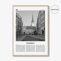 Olomouc Print Black and White, Olomouc Wall Art, Olomouc Poster, Olomouc Photo, Olomouc Wall Décor, Olomouc Map, Czech Republic