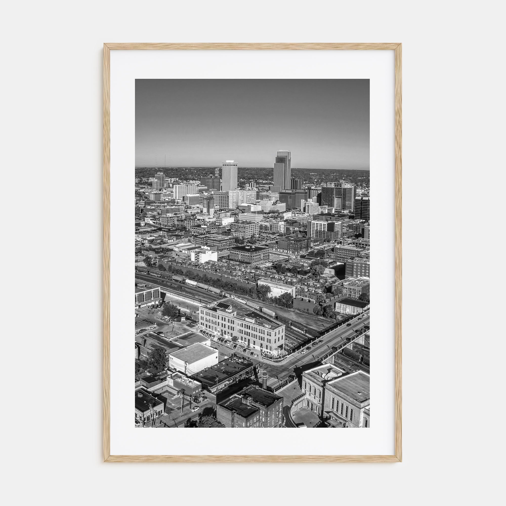Omaha Photo B&W Poster