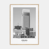 Omaha Portrait B&W No 1 Poster