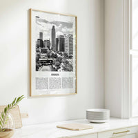 Omaha Print Black and White No 1, Omaha Wall Art, Omaha Poster, Omaha Photo, Omaha Wall Decor, Nebraska, USA, United States