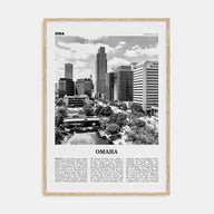 Omaha Travel B&W No 1 Poster