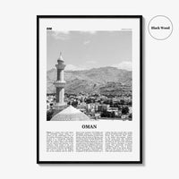 Oman Print Black and White, Oman Wall Art, Oman Poster, Oman Photo, Oman Wall Decor, ʻUmān, Muscat, Persian, Middle East