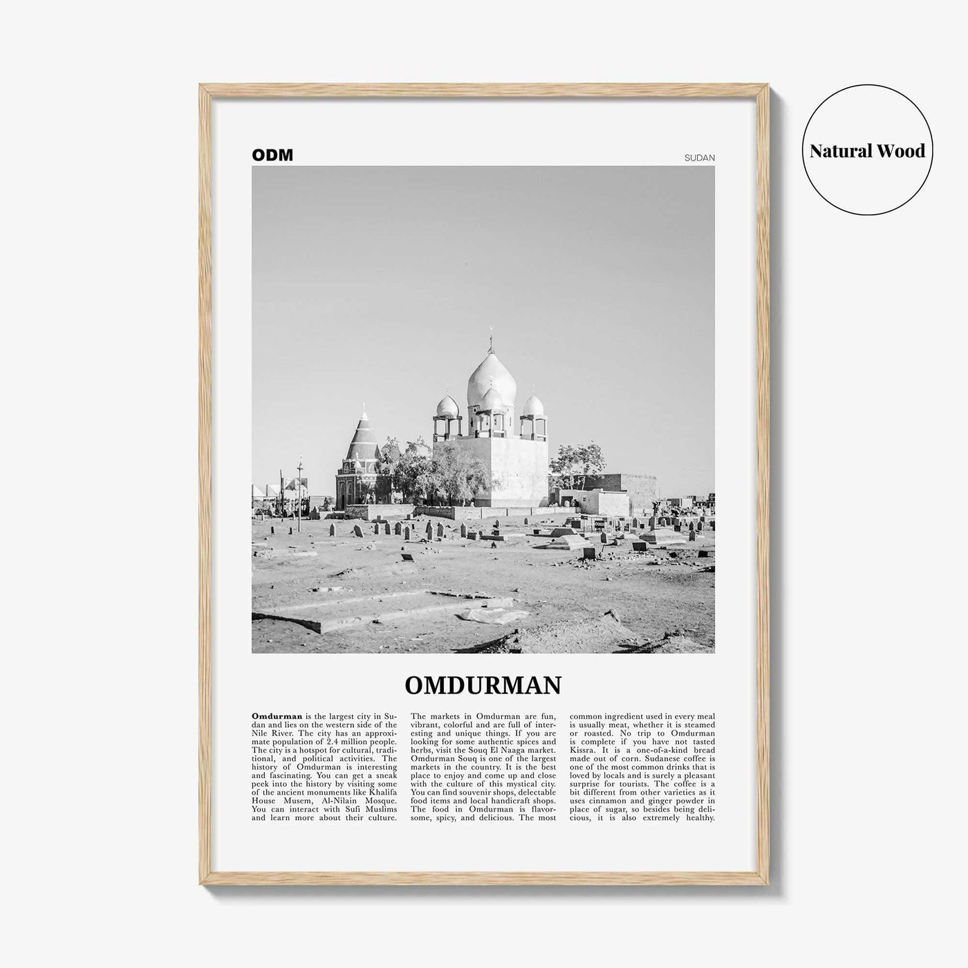 Omdurman Print Black and White, Omdurman Wall Art, Omdurman Poster, Omdurman Photo, Omdurman Wall Décor, Sudan, أم درمان