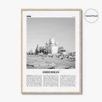 Omdurman Print Black and White, Omdurman Wall Art, Omdurman Poster, Omdurman Photo, Omdurman Wall Décor, Sudan, أم درمان