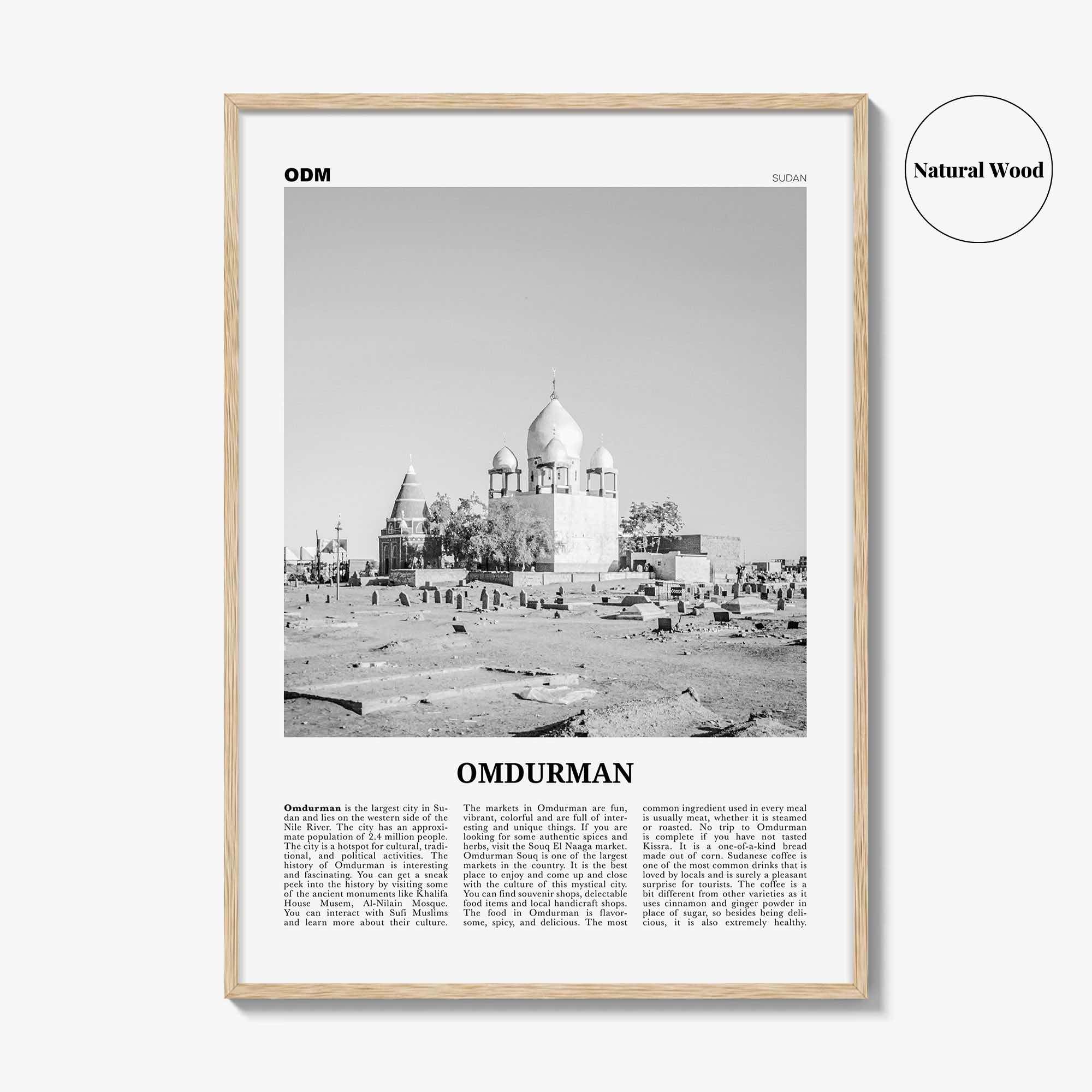 Omdurman Print Black and White, Omdurman Wall Art, Omdurman Poster, Omdurman Photo, Omdurman Wall Décor, Sudan, أم درمان