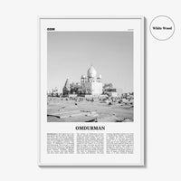 Omdurman Print Black and White, Omdurman Wall Art, Omdurman Poster, Omdurman Photo, Omdurman Wall Décor, Sudan, أم درمان