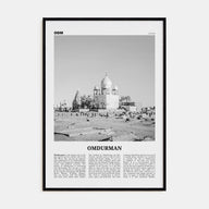 Omdurman Travel B&W Poster