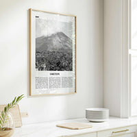 Ometepe Print Black and White, Ometepe Wall Art, Ometepe Poster, Ometepe Photo, Ometepe Wall Décor, Ometepe Map, Nicaragua