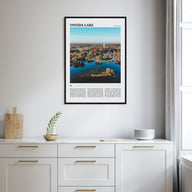 Oneida Lake Travel Color Poster