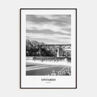 Ontario Portrait B&W Poster