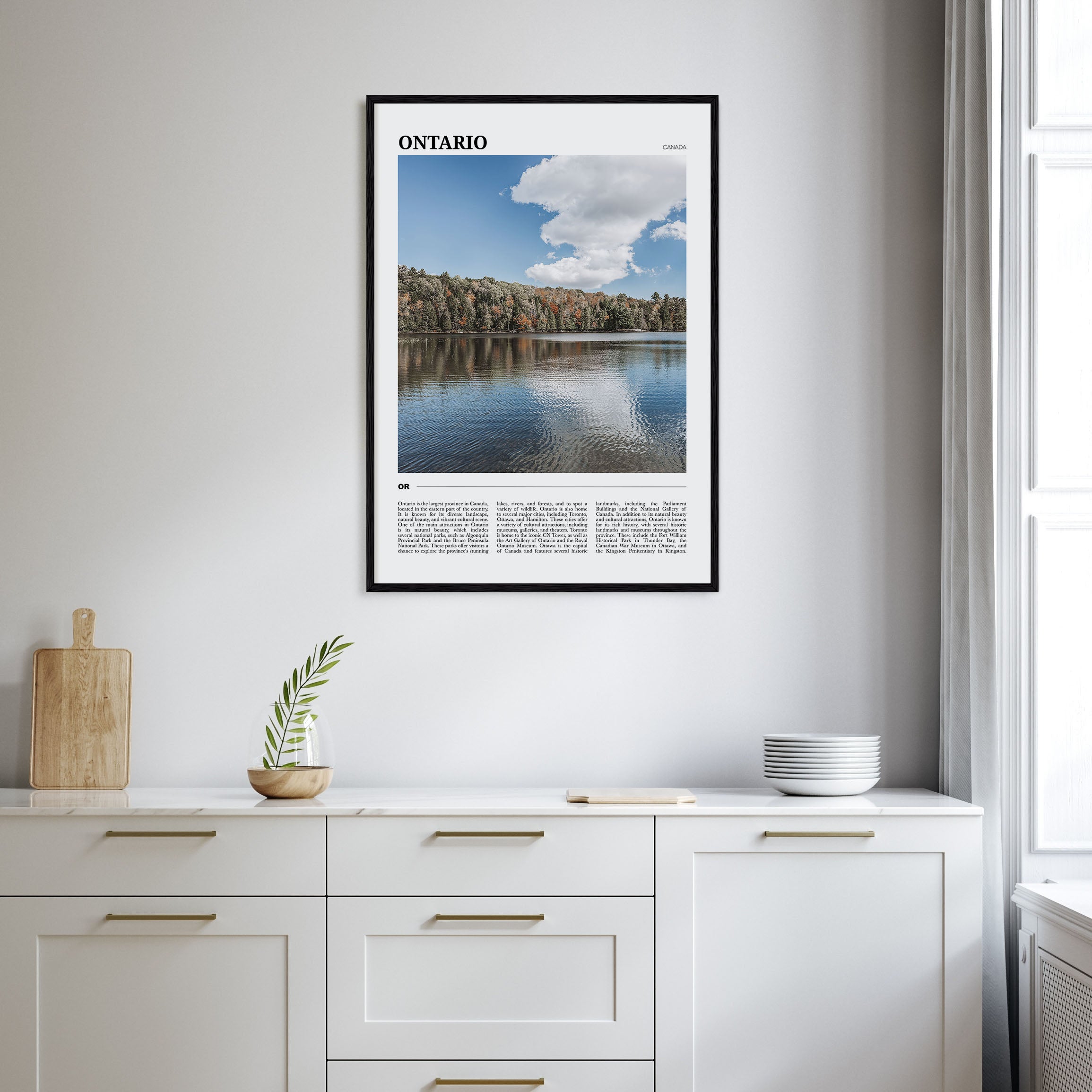 Ontario Travel Color Poster