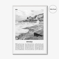 Opatija Print Black and White, Opatija Wall Art, Opatija Poster, Opatija Photo, Opatija Wall Décor, Abbazia, Sankt Jakobi, Croatia, Hrvatska