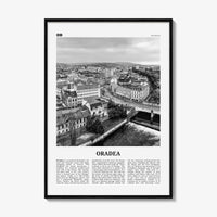 Oradea Print Black and White, Oradea Wall Art, Oradea Poster, Oradea Photo, Oradea Wall Décor, Nagyvárad, Großwardein, Romania, Crișana