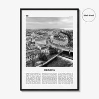 Oradea Print Black and White, Oradea Wall Art, Oradea Poster, Oradea Photo, Oradea Wall Décor, Nagyvárad, Großwardein, Romania, Crișana