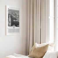 Oran Print Black and White, Oran Wall Art, Oran Poster, Oran Photo, Oran Wall Décor, Algeria, وهران