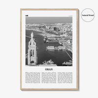 Oran Print Black and White, Oran Wall Art, Oran Poster, Oran Photo, Oran Wall Décor, Algeria, وهران