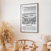 Orange Beach Print Black and White, Orange Beach Wall Art, Orange Beach Poster, Orange Beach Photo, Orange Beach Wall Décor, Alabama, USA