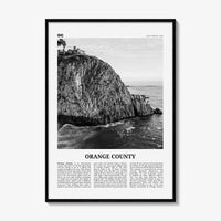 Orange County Print Black and White No 2, Orange County Wall Art, Orange County Poster, Orange County Photo, California, USA, United States