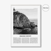 Orange County Print Black and White No 2, Orange County Wall Art, Orange County Poster, Orange County Photo, California, USA, United States