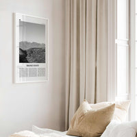 Orange County Print Black and White No 3, Orange County Wall Art, Orange County Poster, Orange County Photo, California, USA, United States