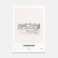 Oranjestad Drawn Poster