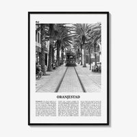 Oranjestad Print Black and White, Oranjestad Wall Art, Oranjestad Poster, Oranjestad Photo, Oranjestad Wall Décor, Aruba, Netherlands