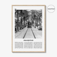 Oranjestad Print Black and White, Oranjestad Wall Art, Oranjestad Poster, Oranjestad Photo, Oranjestad Wall Décor, Aruba, Netherlands