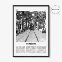 Oranjestad Print Black and White, Oranjestad Wall Art, Oranjestad Poster, Oranjestad Photo, Oranjestad Wall Décor, Aruba, Netherlands