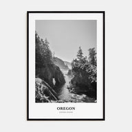 Oregon Portrait B&W No 1 Poster