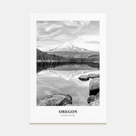 Oregon Portrait B&W No 2 Poster