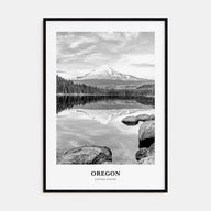 Oregon Portrait B&W No 2 Poster