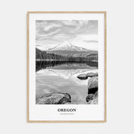 Oregon Portrait B&W No 2 Poster