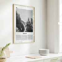 Oregon Print Black and White No 1, Oregon Wall Art, Oregon Poster, Oregon Photo, Oregon Wall Decor, USA, United States, North America