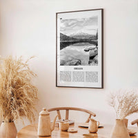 Oregon Print Black and White No 2, Oregon Wall Art, Oregon Poster, Oregon Photo, Oregon Wall Decor, USA, United States, North America