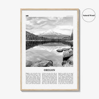 Oregon Print Black and White No 2, Oregon Wall Art, Oregon Poster, Oregon Photo, Oregon Wall Decor, USA, United States, North America