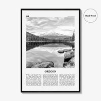 Oregon Print Black and White No 2, Oregon Wall Art, Oregon Poster, Oregon Photo, Oregon Wall Decor, USA, United States, North America