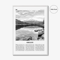 Oregon Print Black and White No 2, Oregon Wall Art, Oregon Poster, Oregon Photo, Oregon Wall Decor, USA, United States, North America