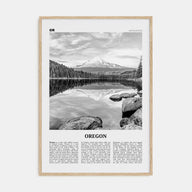 Oregon Travel B&W No 2 Poster