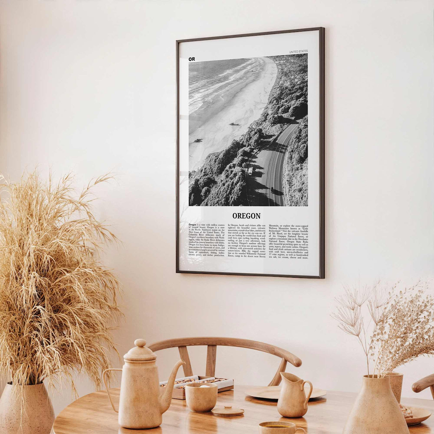 Oregon Print Black and White No 3, Oregon Wall Art, Oregon Poster, Oregon Photo, Oregon Wall Decor, USA, United States, North America
