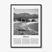 Oregon Print Black and White No 5, Oregon Wall Art, Oregon Poster, Oregon Photo, Oregon Wall Décor, Oregon Map, United States