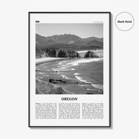 Oregon Print Black and White No 5, Oregon Wall Art, Oregon Poster, Oregon Photo, Oregon Wall Décor, Oregon Map, United States