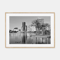 Orlando Landscape B&W Poster