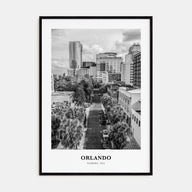 Orlando Portrait B&W No 1 Poster