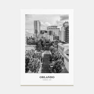 Orlando Portrait B&W No 1 Poster