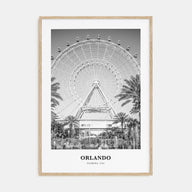 Orlando Portrait B&W No 2 Poster