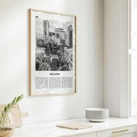 Orlando Print Black and White No 3, Orlando Wall Art, Orlando Poster, Orlando Photo, Orlando Wall Decor, Florida USA United States
