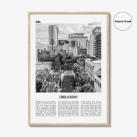 Orlando Print Black and White No 3, Orlando Wall Art, Orlando Poster, Orlando Photo, Orlando Wall Decor, Florida USA United States