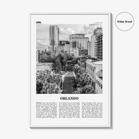 Orlando Print Black and White No 3, Orlando Wall Art, Orlando Poster, Orlando Photo, Orlando Wall Decor, Florida USA United States