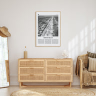 Ormond Beach Travel B&W Poster