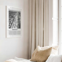 Ormond Beach Print Black and White, Ormond Beach Wall Art, Ormond Beach Poster, Ormond Beach Photo, Ormond Beach Wall Décor, Florida, USA